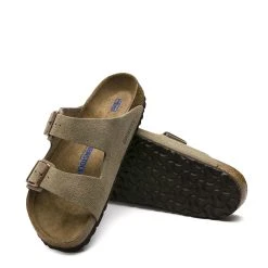 Birkenstock Arizona SFB Reg Sandal Suede Taupe -New Balance 20699 2