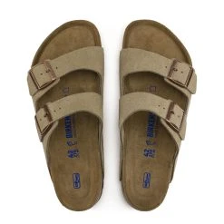 Birkenstock Arizona SFB Reg Sandal Suede Taupe -New Balance 20699 3