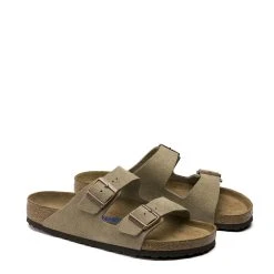 Birkenstock Arizona SFB Reg Sandal Suede Taupe -New Balance 20699 4