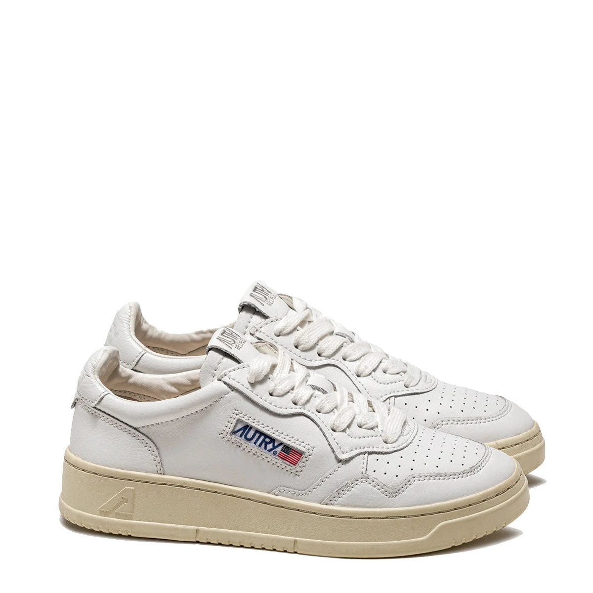 Autry Medalist Low Trainers White / White 2 Autry Medalist Low Trainers White / White - Image 2