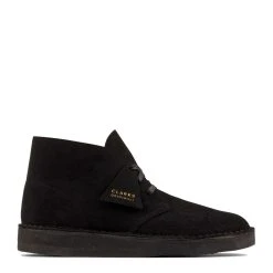 Clarks Originals Desert Coal Black Suede Shoes