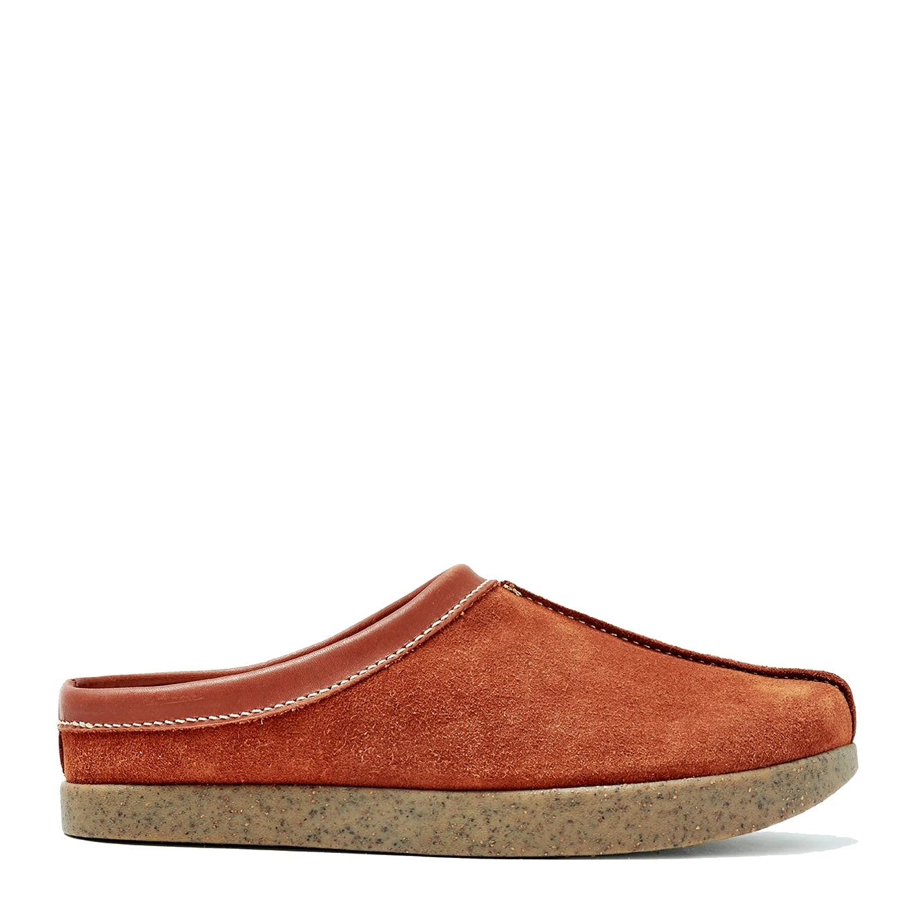 Yogi Suede Centre Seam Mule Chestnut Brown 1 Yogi Suede Centre Seam Mule Chestnut Brown