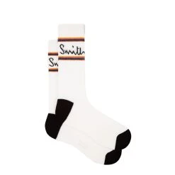 Paul Smith Logo Sock Off White