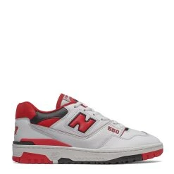 New Balance 550 Trainers White / Team Red