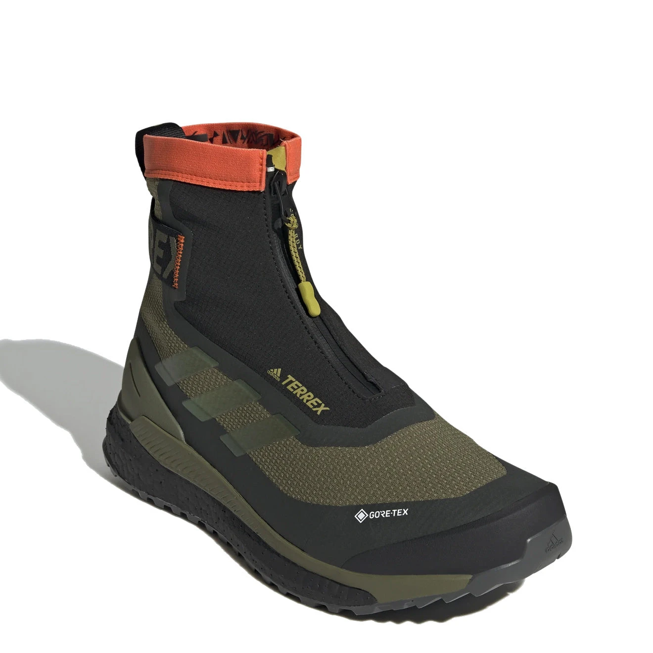 Adidas Terrex Free Hiker COLD.RDY Hiking Boots Focus Olive / Pulse Olive / Impact Orange 4 Adidas Terrex Free Hiker COLD.RDY Hiking Boots Focus Olive / Pulse Olive / Impact Orange - Image 4