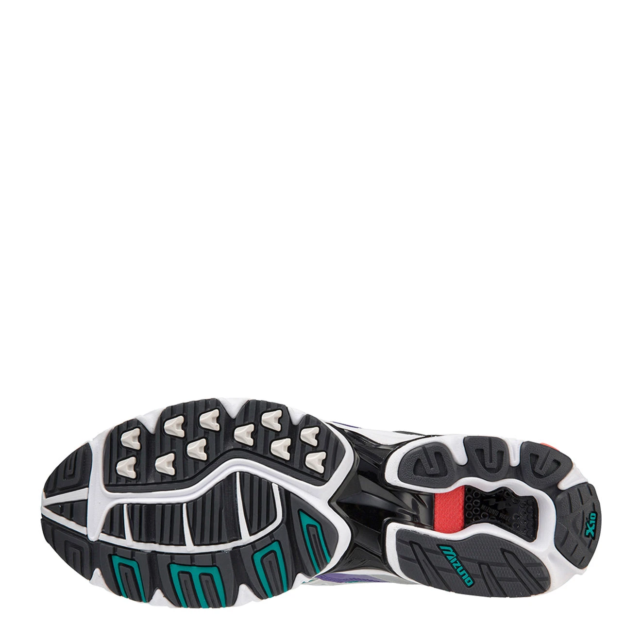 Mizuno Wave Rider 10 White / Silver / Teal Blue 3 Mizuno Wave Rider 10 White / Silver / Teal Blue - Image 3