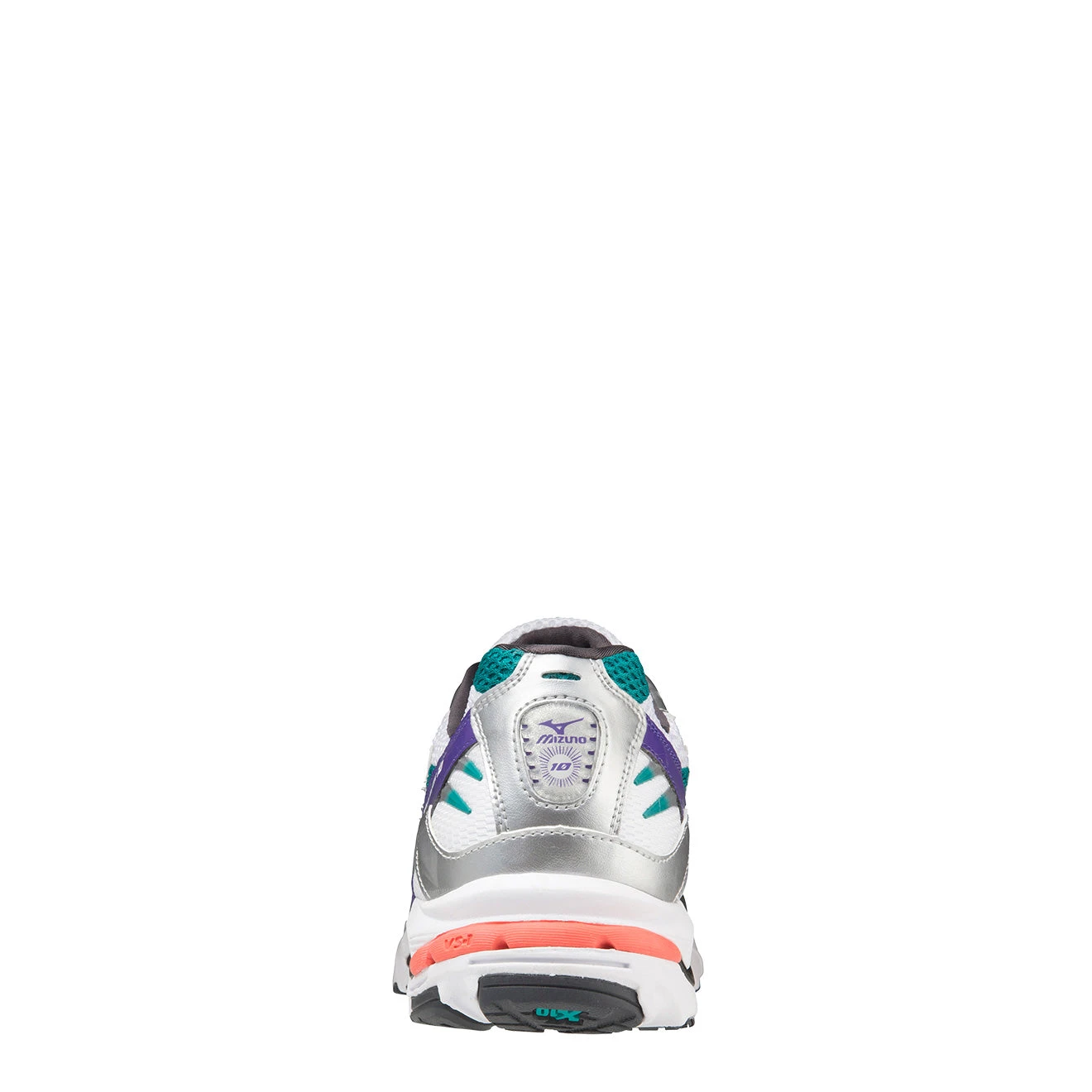 Mizuno Wave Rider 10 White / Silver / Teal Blue 5 Mizuno Wave Rider 10 White / Silver / Teal Blue - Image 5