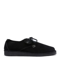 Yogi Johnny Marr Rishi Suede Shoe Black Mono