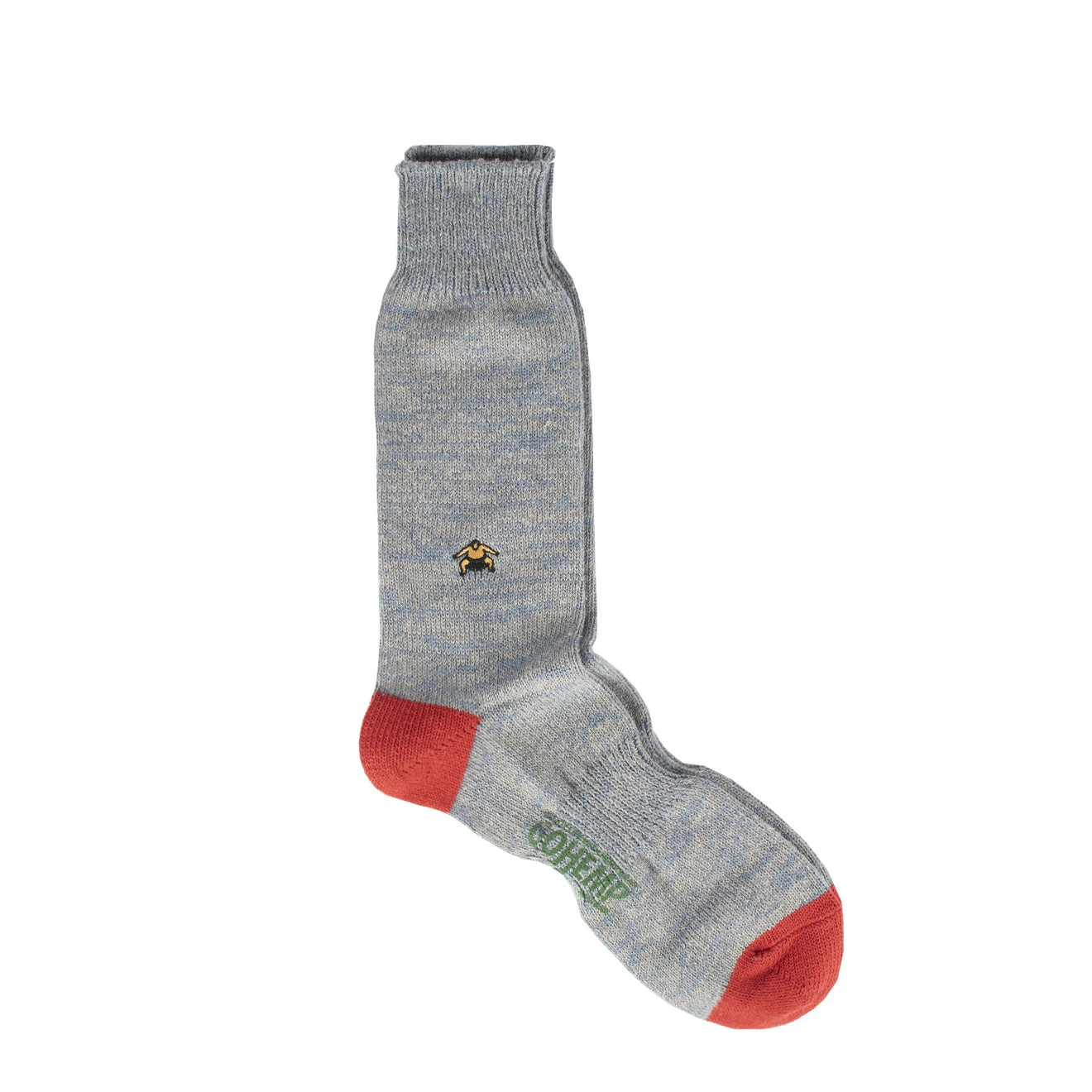 Anonymous Ism Gohemp Embroidery Crew Socks Red 1 Anonymous Ism Gohemp Embroidery Crew Socks Red