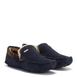 Barbour Monty Slippers Navy Suede -New Balance Barbour Monty Slippers Navy Suede 23354 3