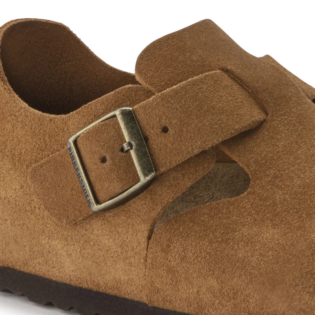 Birkenstock London Suede Reg Sandal Mink 6 Birkenstock London Suede Reg Sandal Mink - Image 6