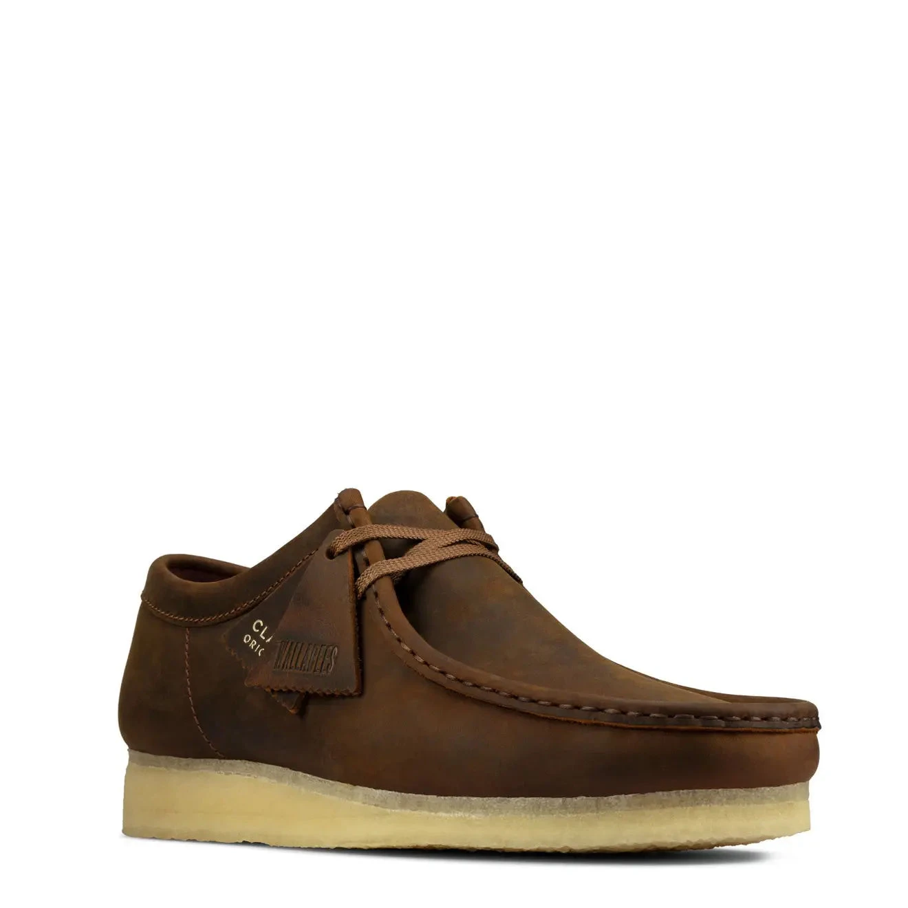 Clarks Originals Wallabee Shoes Beeswax Leather 3 Clarks Originals Wallabee Shoes Beeswax Leather - Image 3