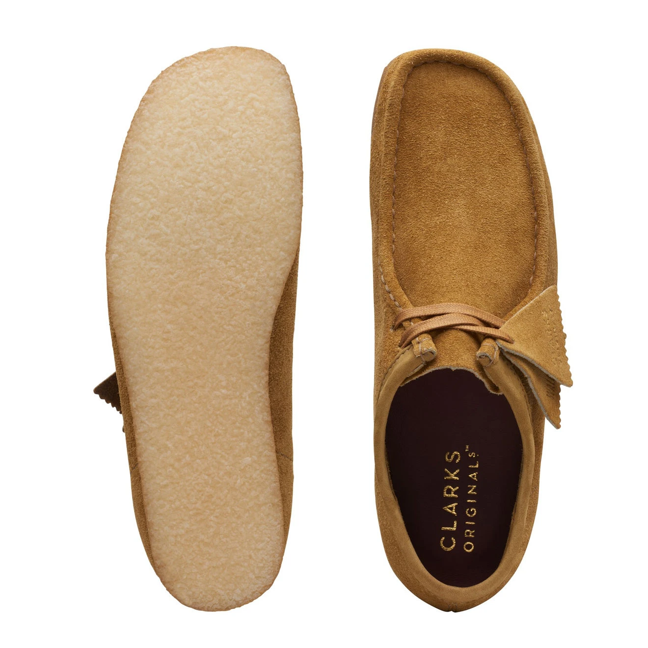 Clarks Originals Wallabee Shoes Oak Hairy Suede 7 Clarks Originals Wallabee Shoes Oak Hairy Suede - Image 7