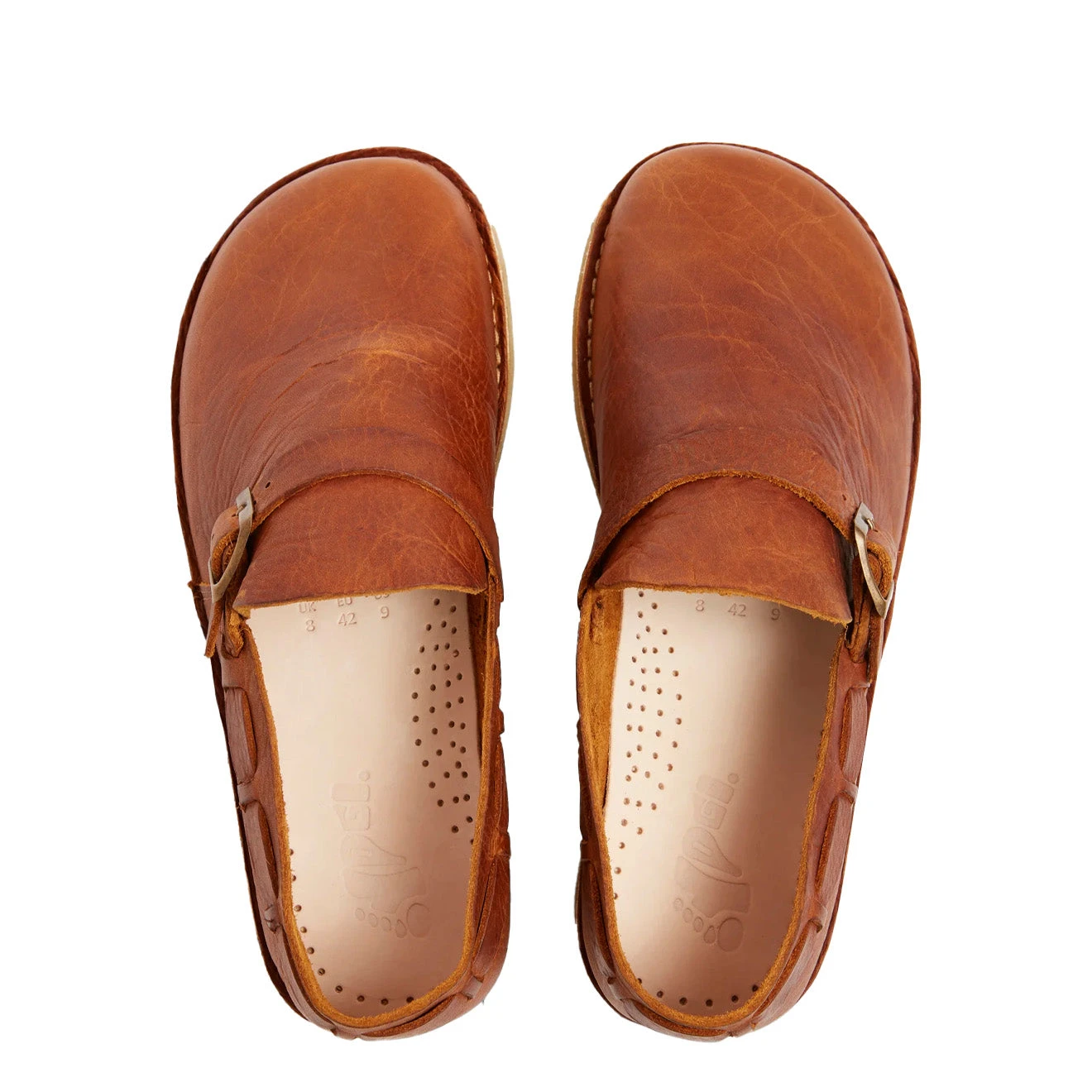 Yogi Corso Leather Buckle Monk Shoes Chestnut Brown 4 Yogi Corso Leather Buckle Monk Shoes Chestnut Brown - Image 4