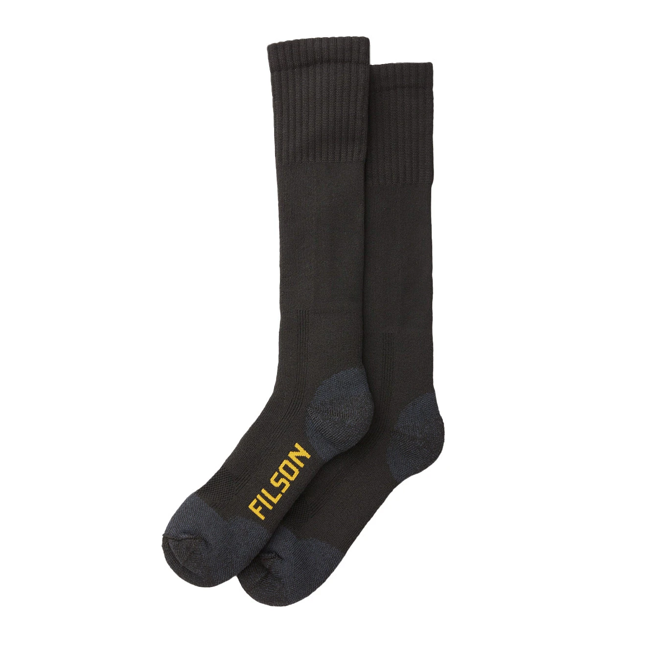 Filson Midweight Technical Boot Sock Black 1 Filson Midweight Technical Boot Sock Black