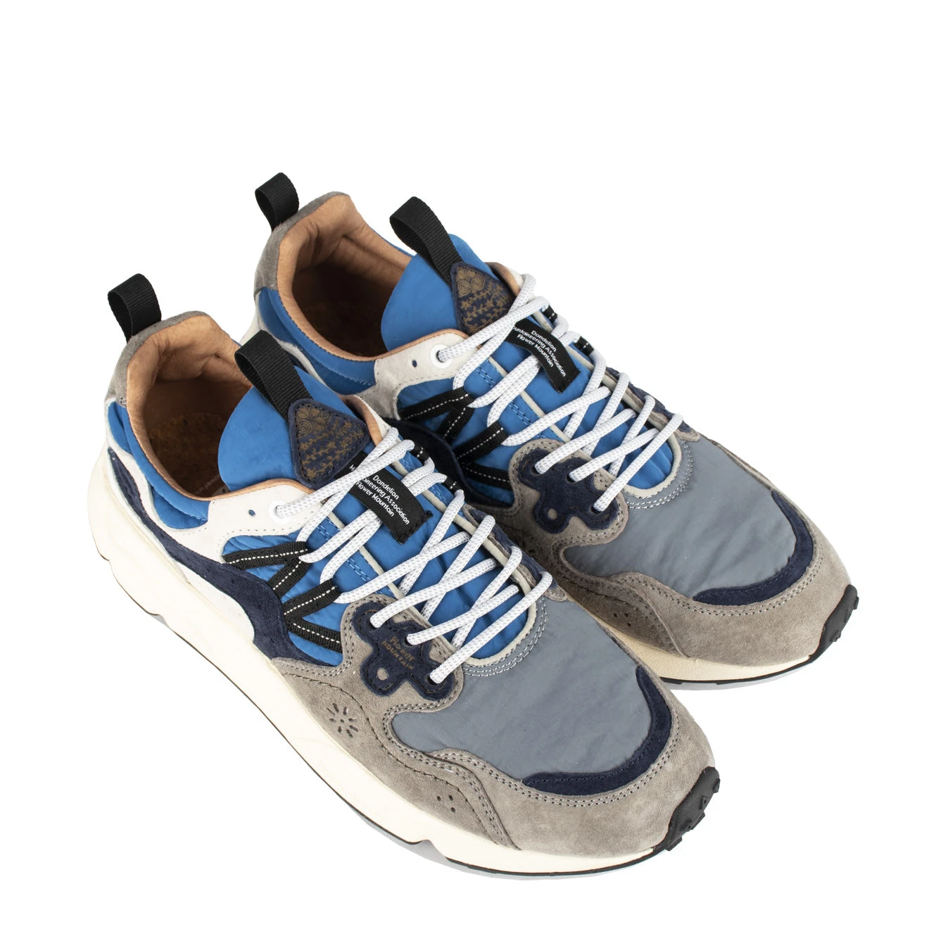 Flower Mountain Yamano 3 Man Trainers Grey / Navy 2 Flower Mountain Yamano 3 Man Trainers Grey / Navy - Image 2