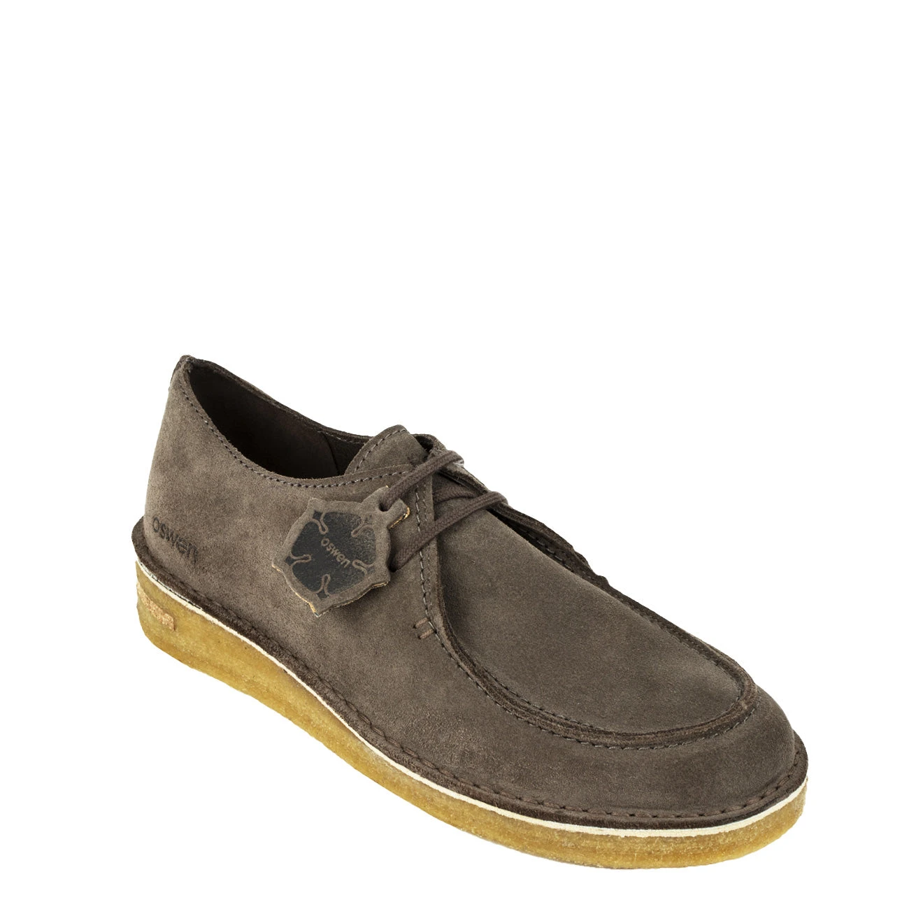 Oswen Ewaldi Suede Shoes Taupe 2 Oswen Ewaldi Suede Shoes Taupe - Image 2