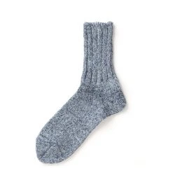 RoToTo Denim Tone Ankle Socks Ice Denim