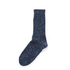 RoToTo Denim Tone Crew Socks Blue Denim