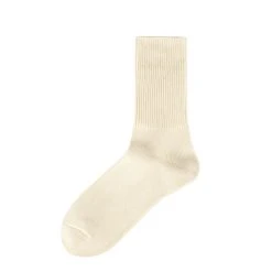 Rototo Organic Daily 3 Pack Ribbed Ecru / Gray -New Balance RoToTo Organic Daily 3 Pack Ribbed Ecru Grey 03