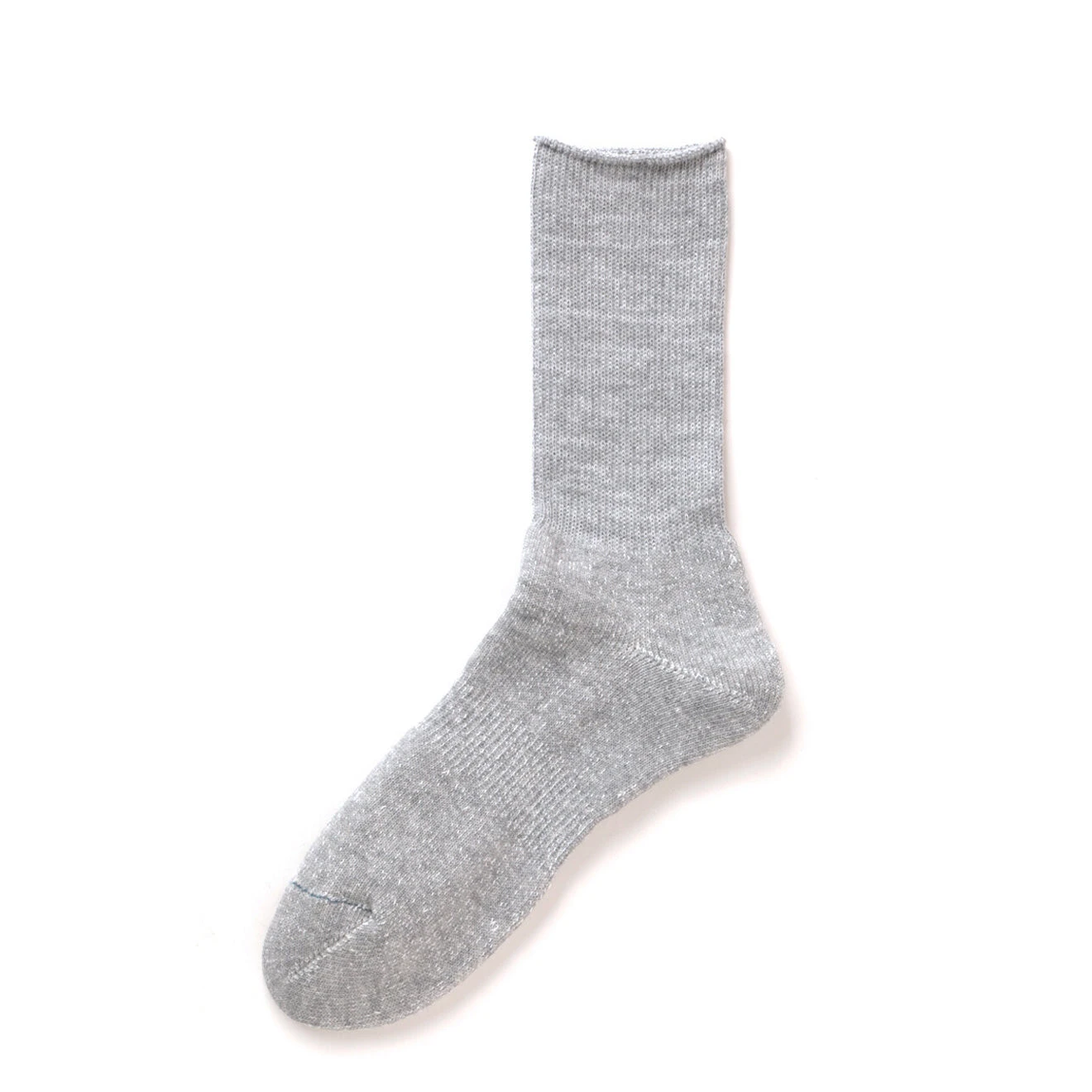 Rototo Washi Pile Crew Socks Grey 1 Rototo Washi Pile Crew Socks Grey