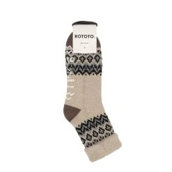 RoToTo Comfy Room Socks Nordic Ivory