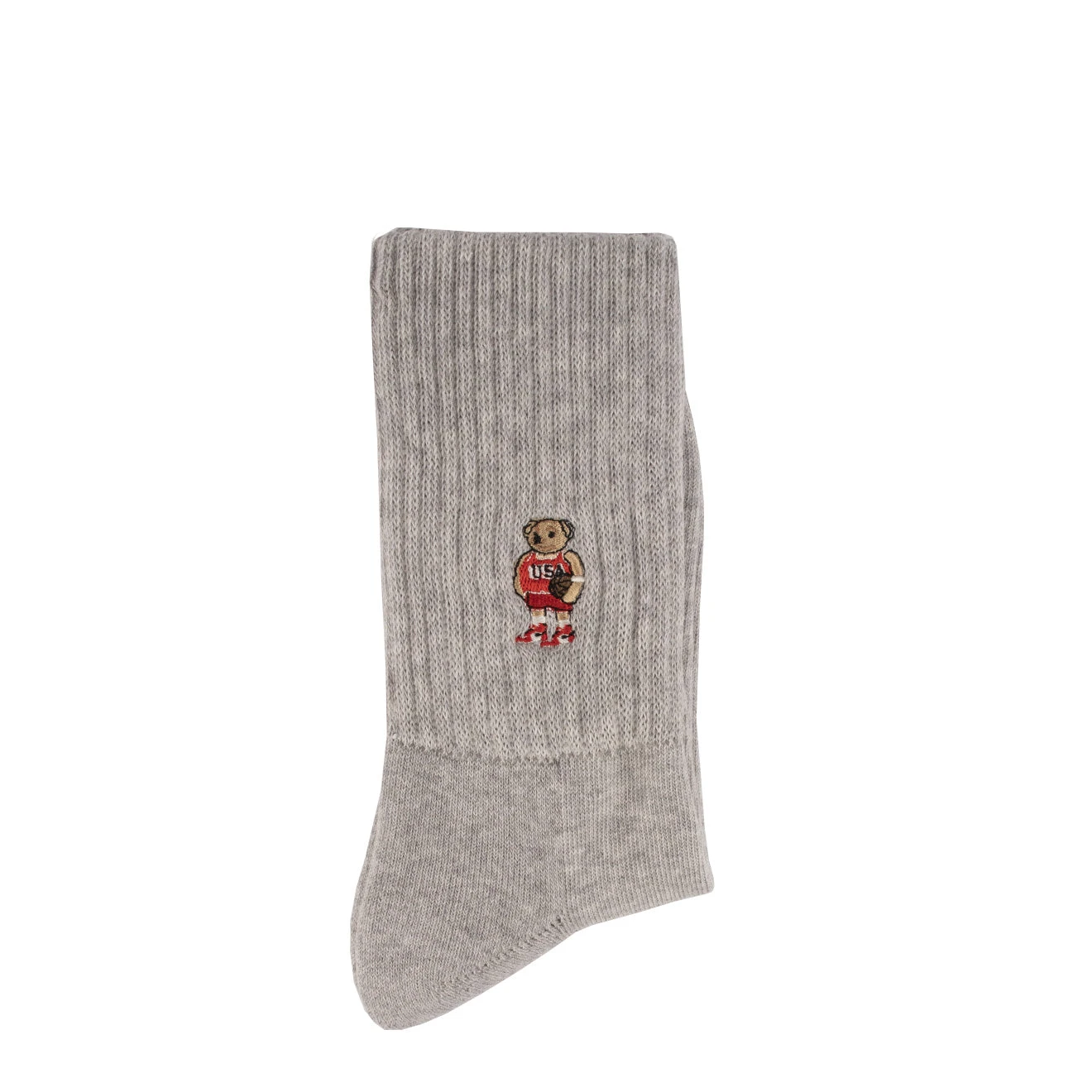 Rostersox Bear Socks Grey 2 Rostersox Bear Socks Grey - Image 2