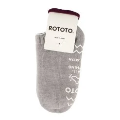 RoToTo Pile Slipper Socks Gray