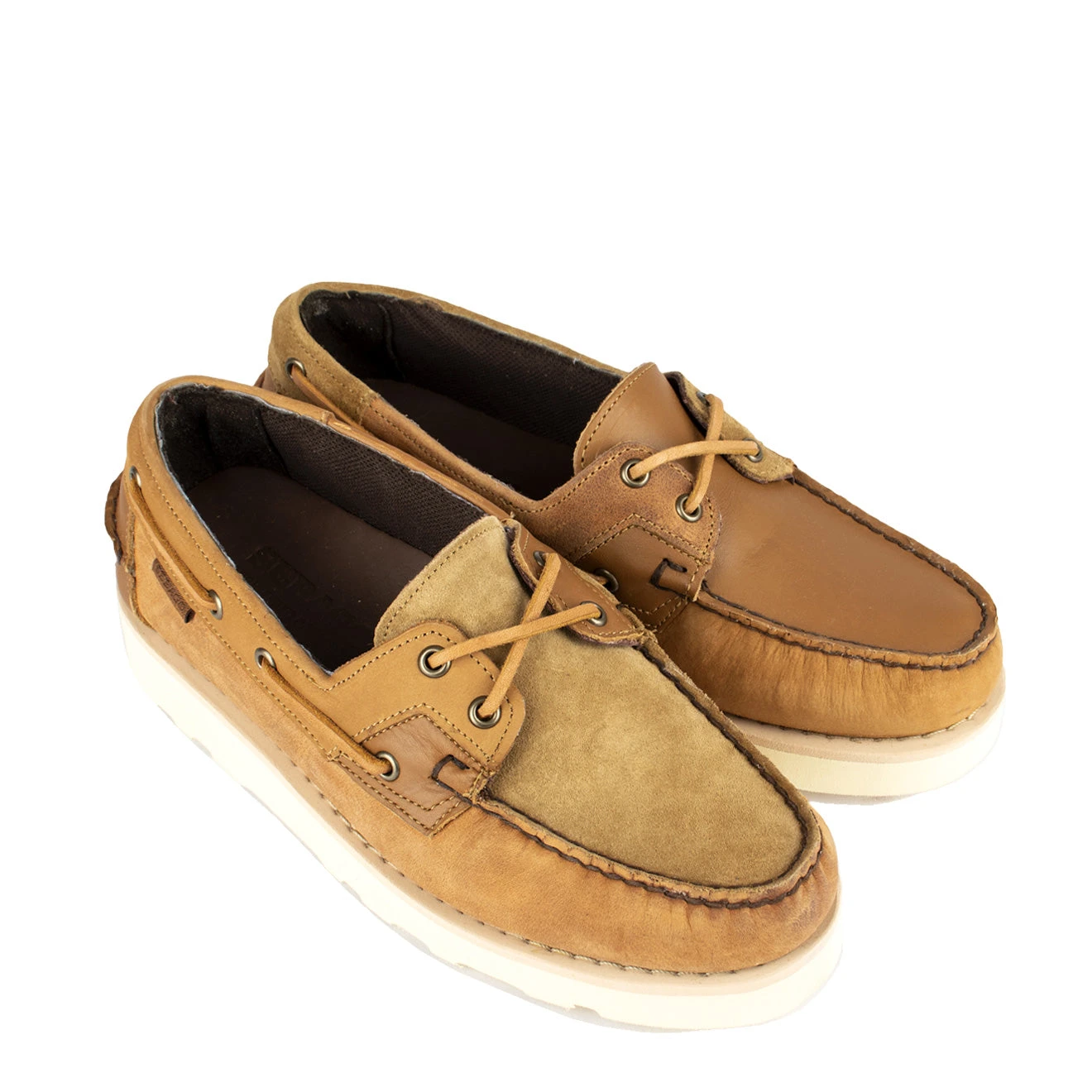 Sebago X Engineered Garments Rossisland Mix Eva Brown Tan 3 Sebago X Engineered Garments Rossisland Mix Eva Brown Tan - Image 3