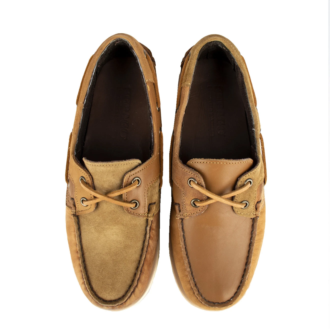 Sebago X Engineered Garments Rossisland Mix Eva Brown Tan 4 Sebago X Engineered Garments Rossisland Mix Eva Brown Tan - Image 4