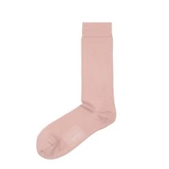 Sunspel Cotton Sock Shell Pink