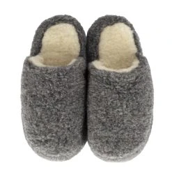 Yoko Wool Basic Wool Slippers Graphite -New Balance Yoko Wool Basic Wool Slippers Graphite 004