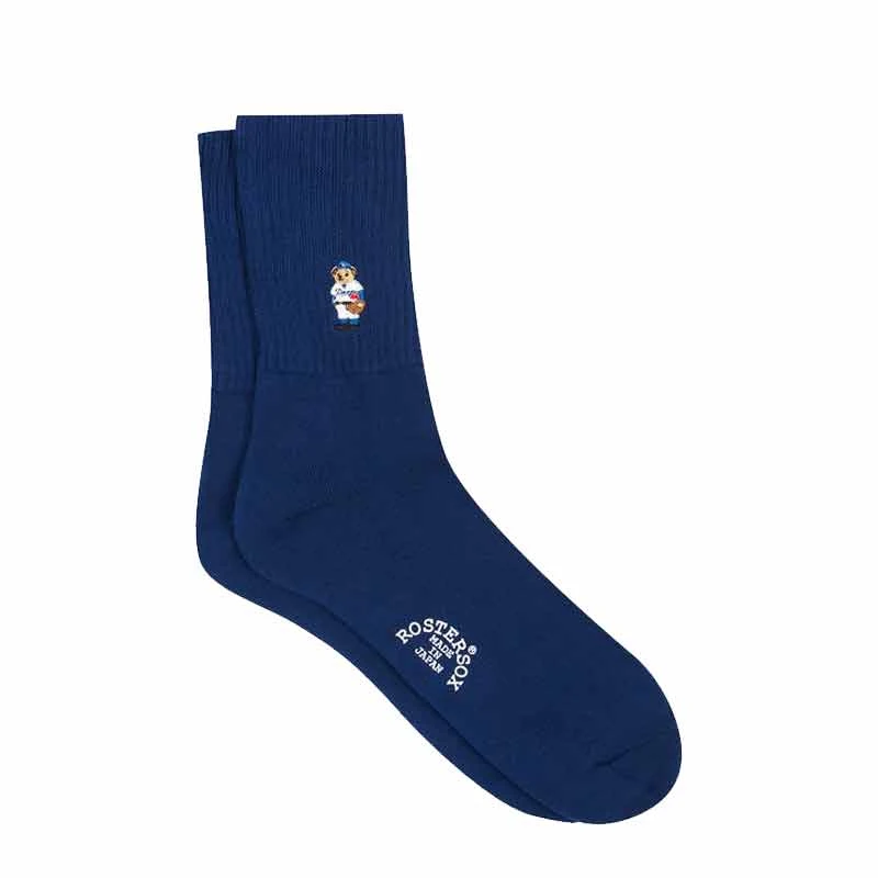 Rostersox Bear Socks Blue 1 Rostersox Bear Socks Blue