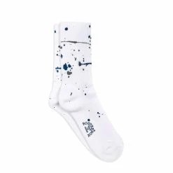 Rostersox Paint Socks White