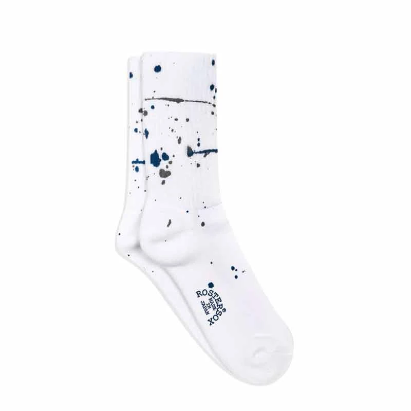 Rostersox Paint Socks White 1 Rostersox Paint Socks White