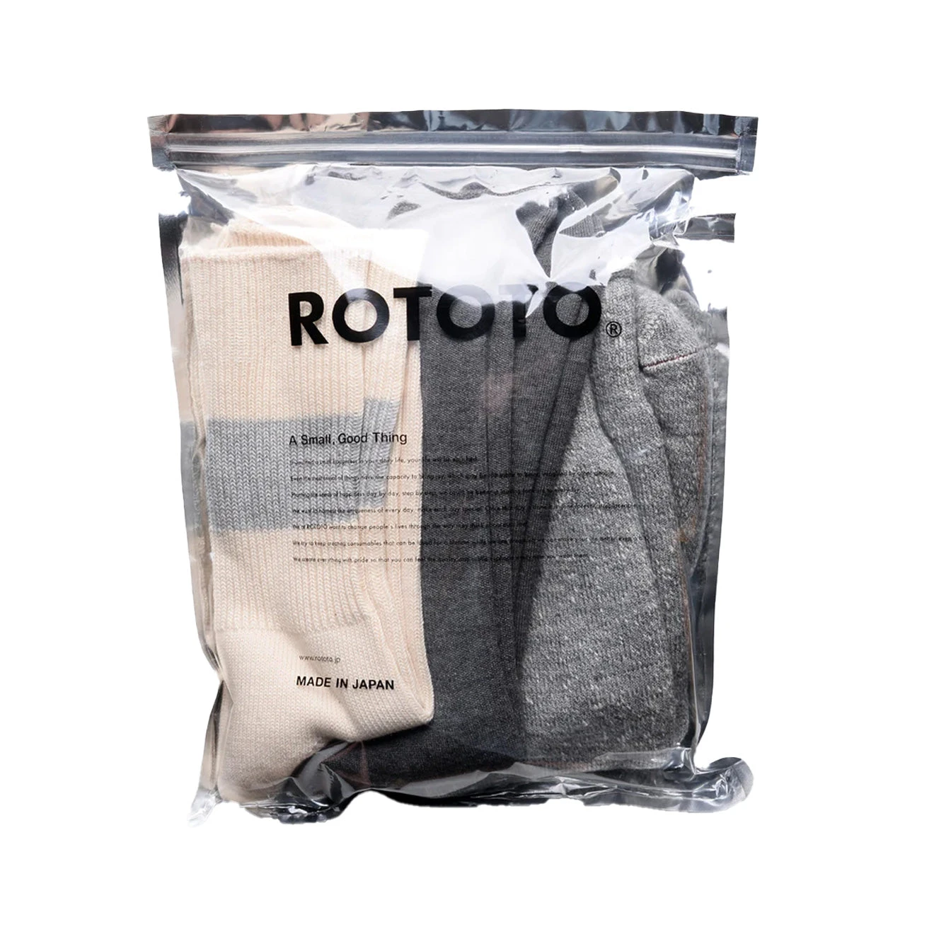 Rototo Rototo Special Trio Socks Gray 1 Rototo Rototo Special Trio Socks Gray